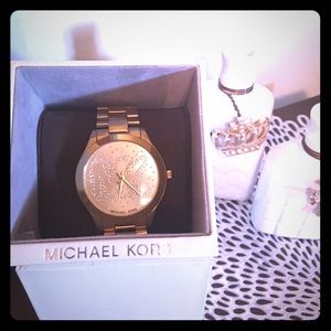 Gold MK Watch